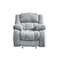 Global Furniture Usa Transitional Zaftig Fabric U250 Grey Glider Recliner 2363 - alternate 1
